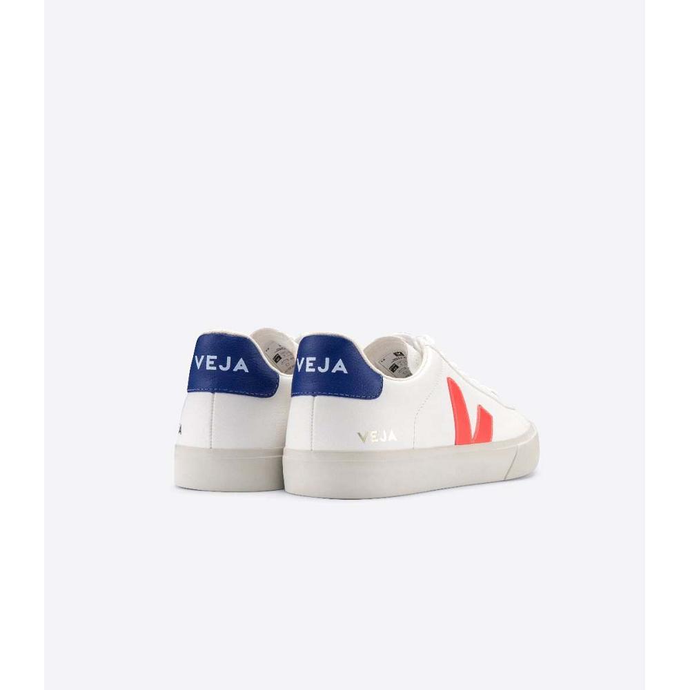 Veja CAMPO CHROMEFREE Low Tops Sneakers Heren White/Orange | BE 202LIS